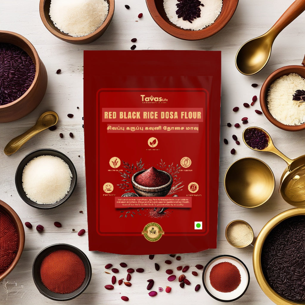 Red Black Rice Dosa Flour (400 Grams)
