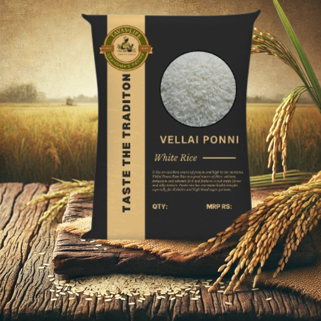 Vellai ponni (White Rice)
