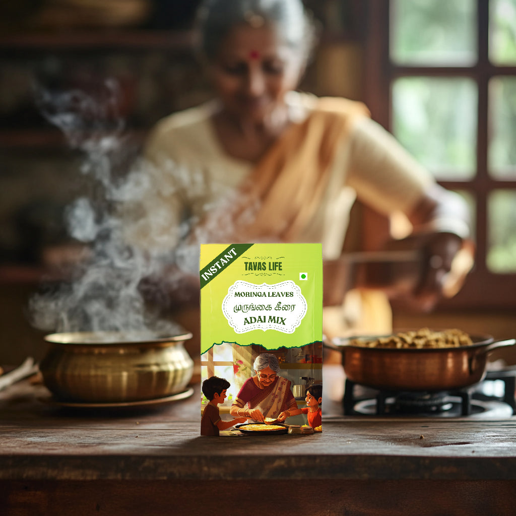 Moringa Leaves Adai Mix (Murungai Keerai Adai Mix)(250g)