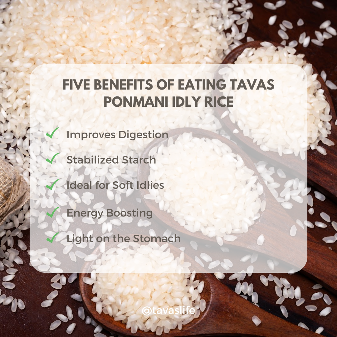Ponmani Idly rice (White Rice)